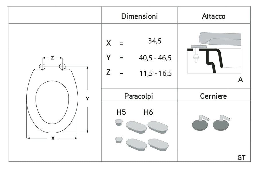 White oval-shaped heat-conductive toilet seat cover, fixed from below with stainless steel screws