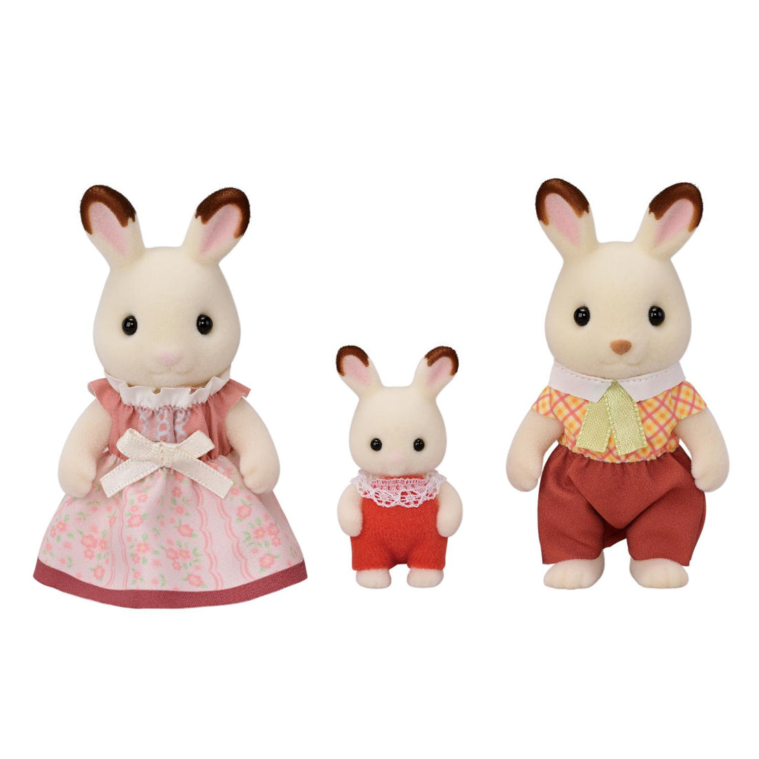 Chocolate Rabbit Family Trio