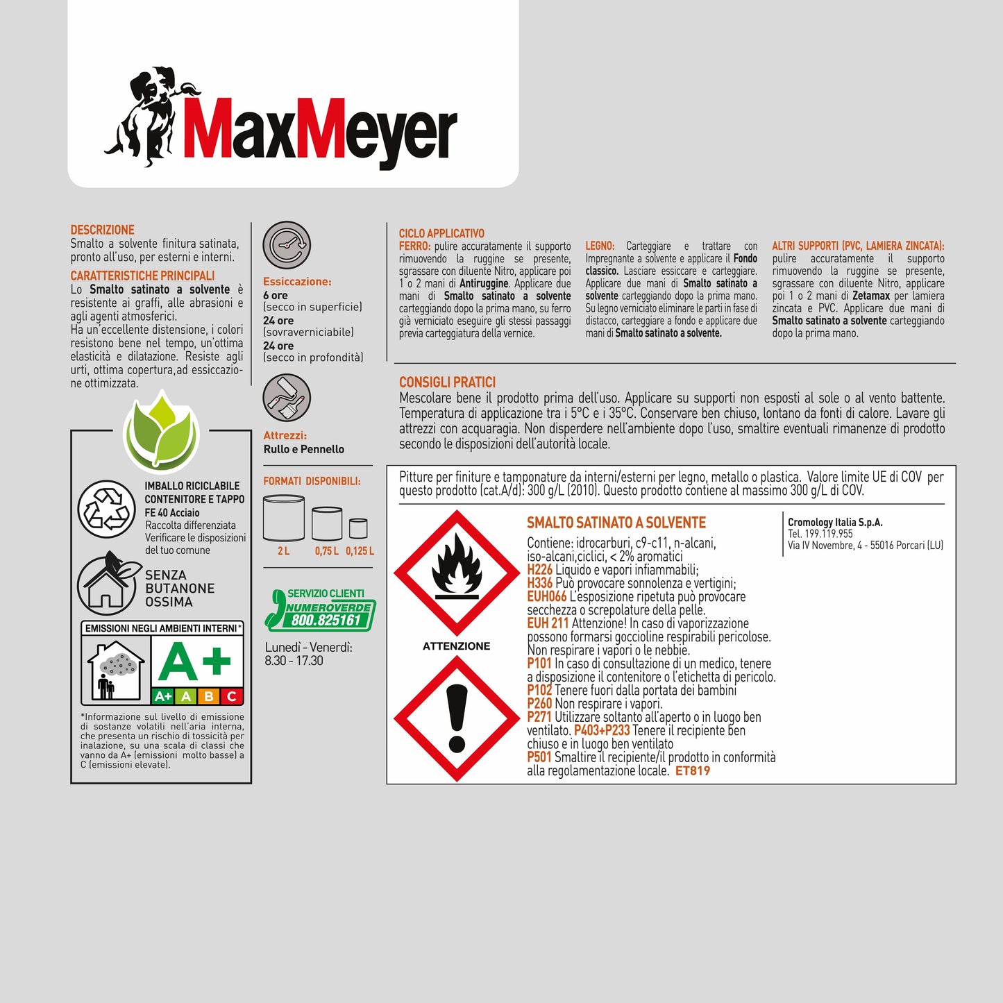Bricocenter SMALTO SOLVENTE ANTRACITE SATINATO R7016 MM 750ML