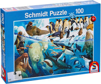 100 Piece Puzzle Animals In The Arctic Circle - best price from Maltashopper.com SMT56295