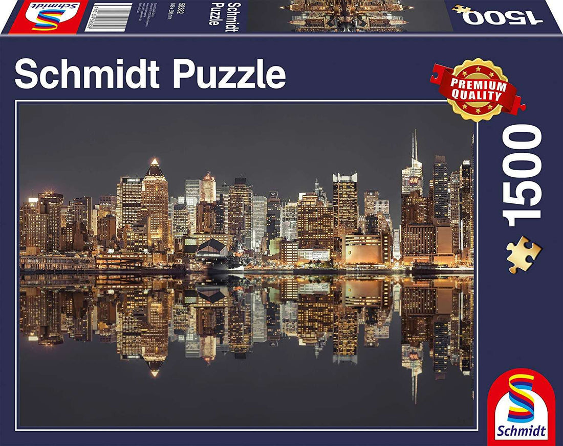 1500 Piece Puzzle New York Skyline At Night - best price from Maltashopper.com SMT58382