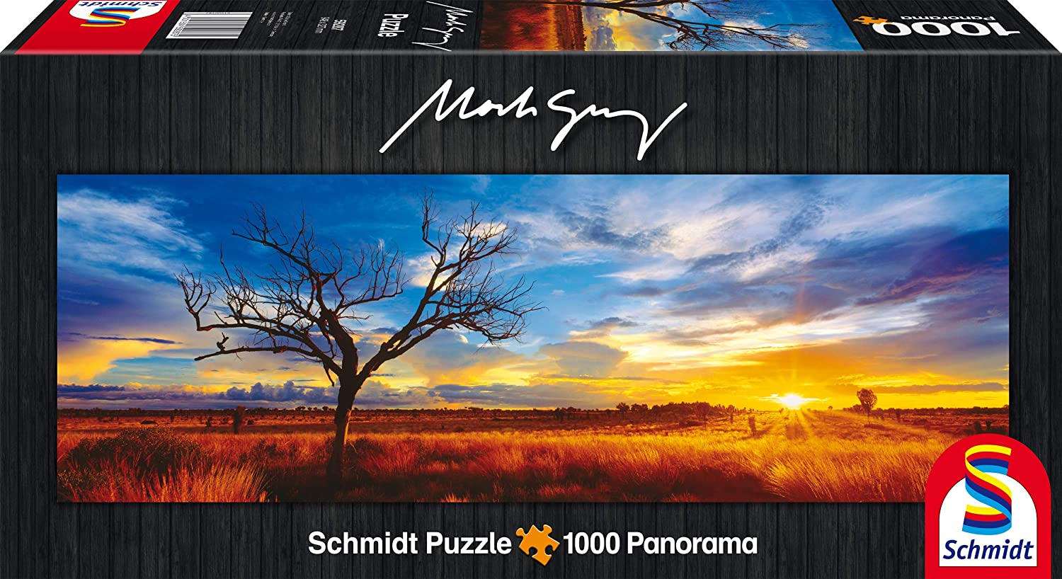 1000 Piece Panorama Puzzle Mark Gray: Desert Oak At Sunset, Australia - best price from Maltashopper.com SMT59287