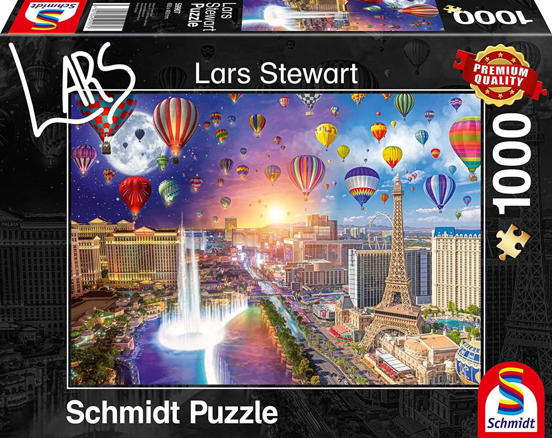 1000 Piece Puzzle Lars Stewart: Las Vegas, Night And Day - best price from Maltashopper.com SMT59907