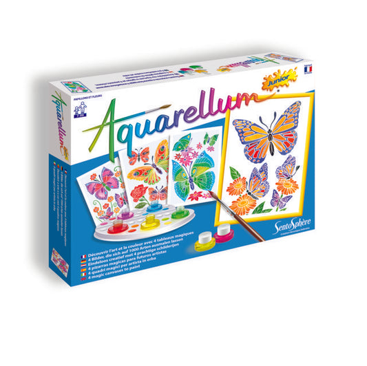 Aquarellum Junior - Butterflies and Flowers