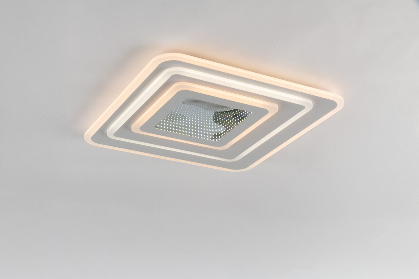 Space ceiling lamp white 48x48cm led 38w warm natural light
