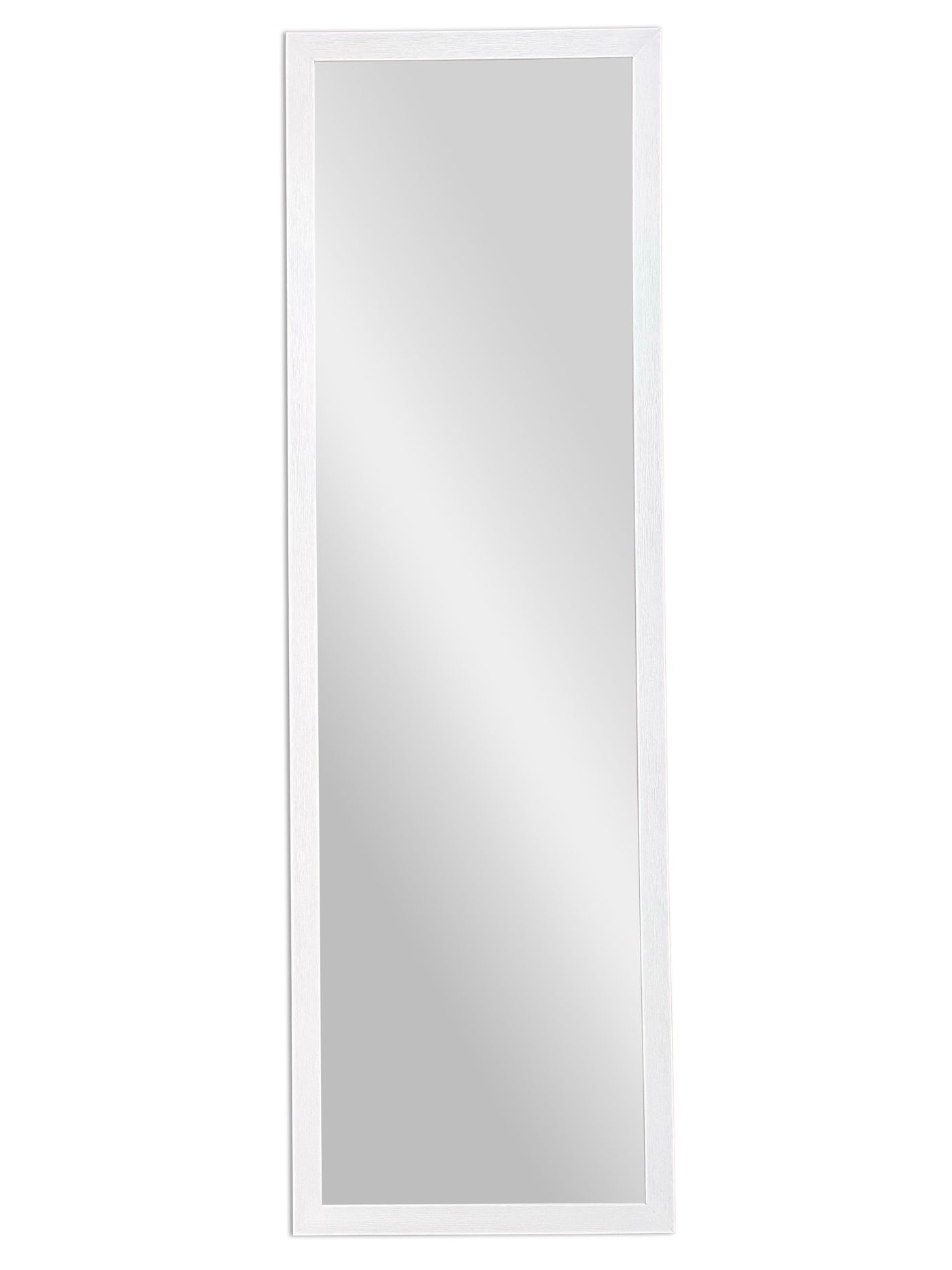 Ribbed mirror, white, 40x140 cm