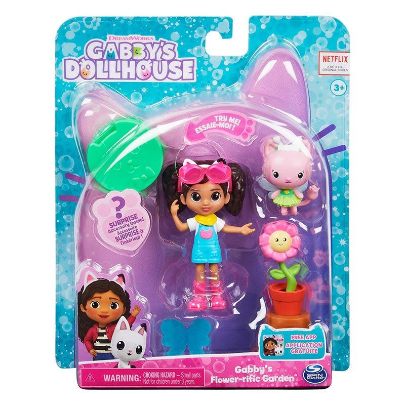 GABBY&#39S DOLLHOUSE Pack of 2 characters and accessories_Garden