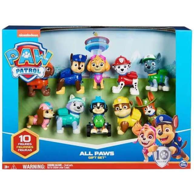 PAW PATROL All Paws Gift Pack of 10 characters