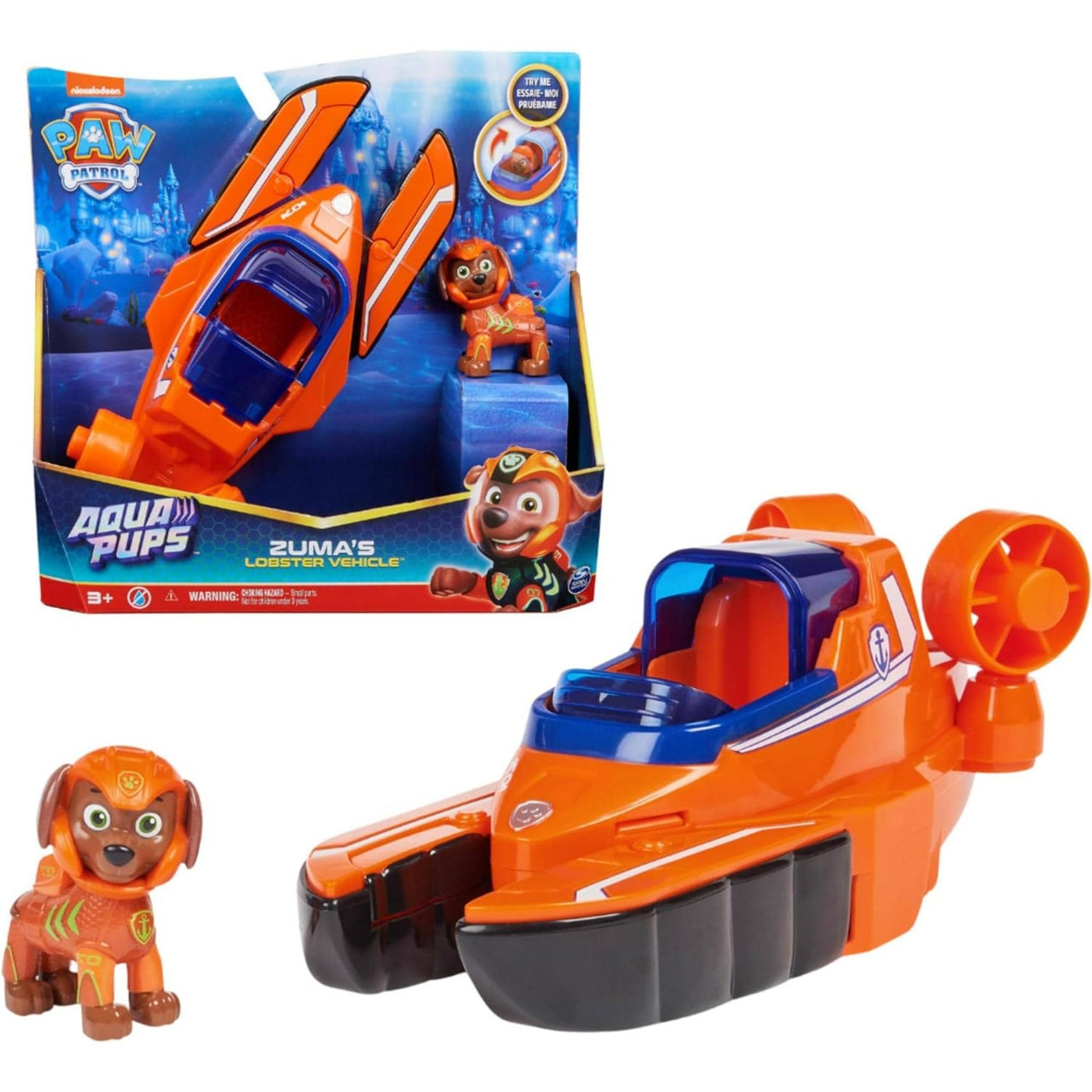Toys PAW PATROL Aqua Pups Zuma themed vehicle