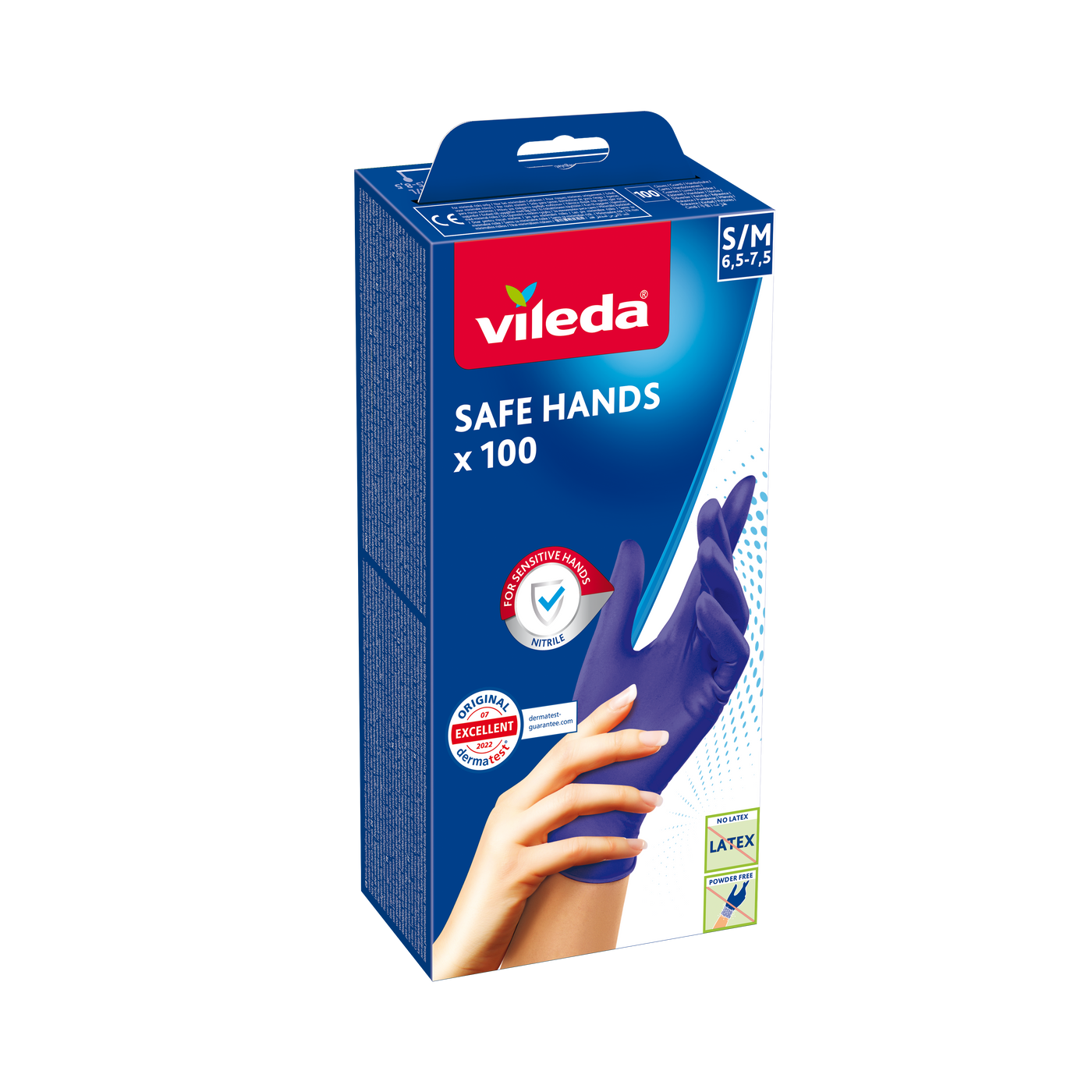 Vileda Safe Hands gloves, size M/L