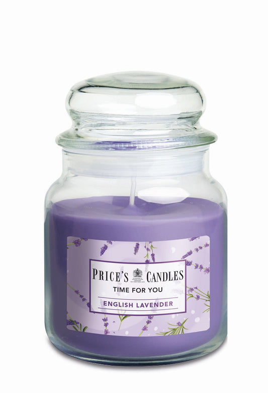 Bricocenter CANDLE IN JAR TIME FOR YOU 50-60H ENGLISH LAVENDER