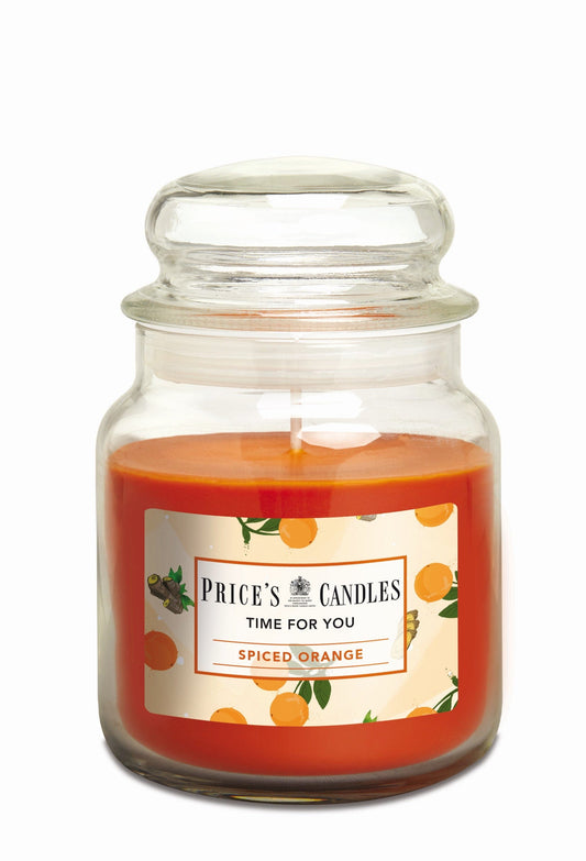 Bricocenter CANDLE IN JAR TIME FOR YOU 50-60H ORANGE SPICED