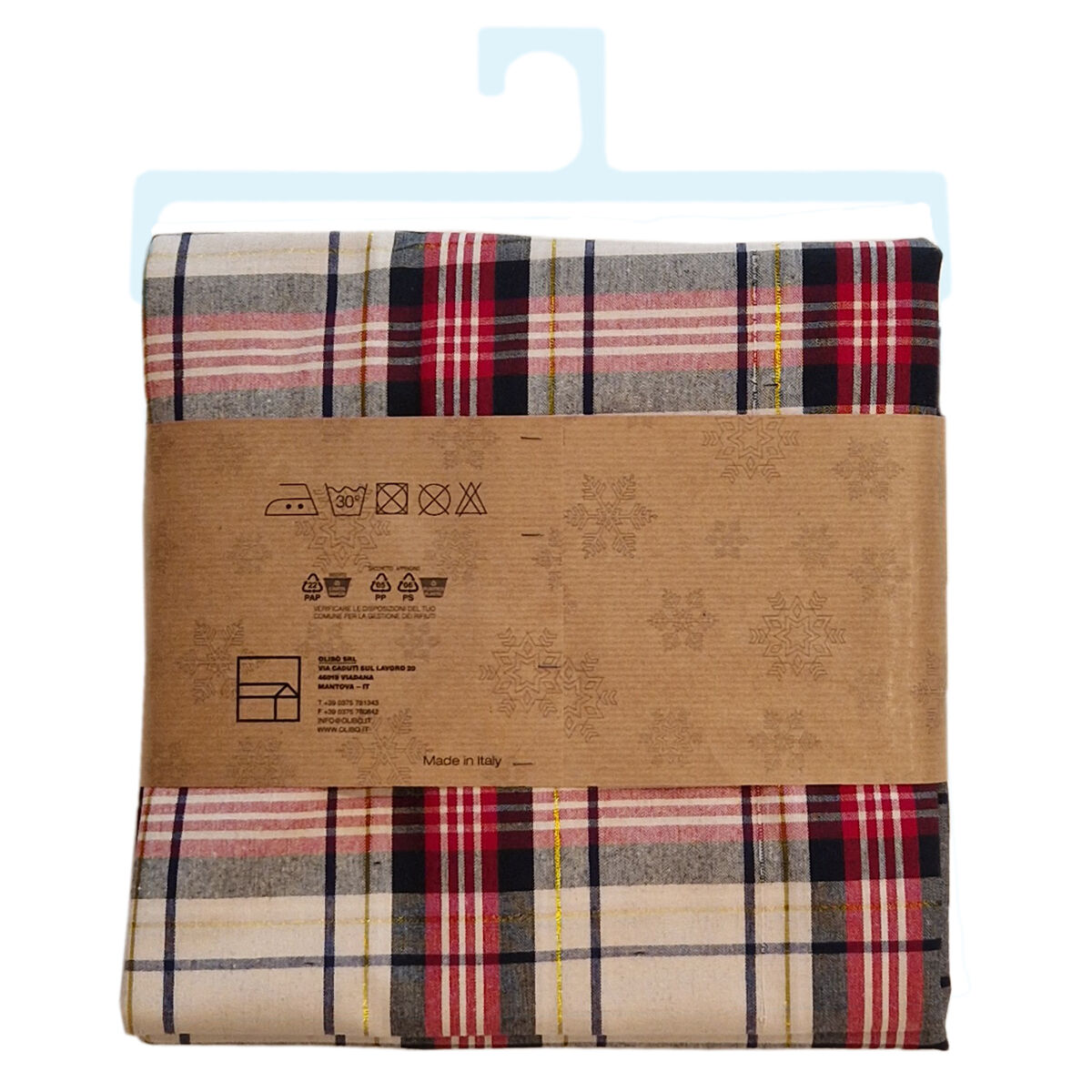 TOVAGLIA COTTAGE CON RIGA LUREX 140X240C