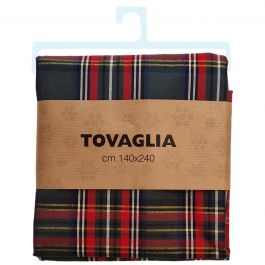 TOVAGLIA COTTAGE CON RIGA LUREX 140X240C