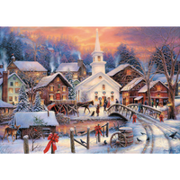 1000 Piece Puzzle - Christmas White