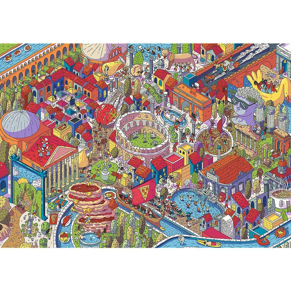 Toys Puzzle da 1000 Pezzi UFT EYE-SPY - Imaginary Cities: Rome, Italy