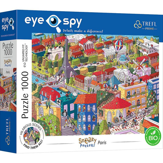 Toys Puzzle da 1000 Pezzi UFT EYE-SPY - Sneaky Peekers: Paris, France