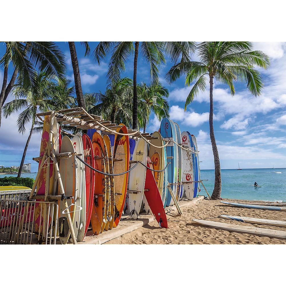 Toys Puzzles - 1000 - Waikiki Beach, Hawaii