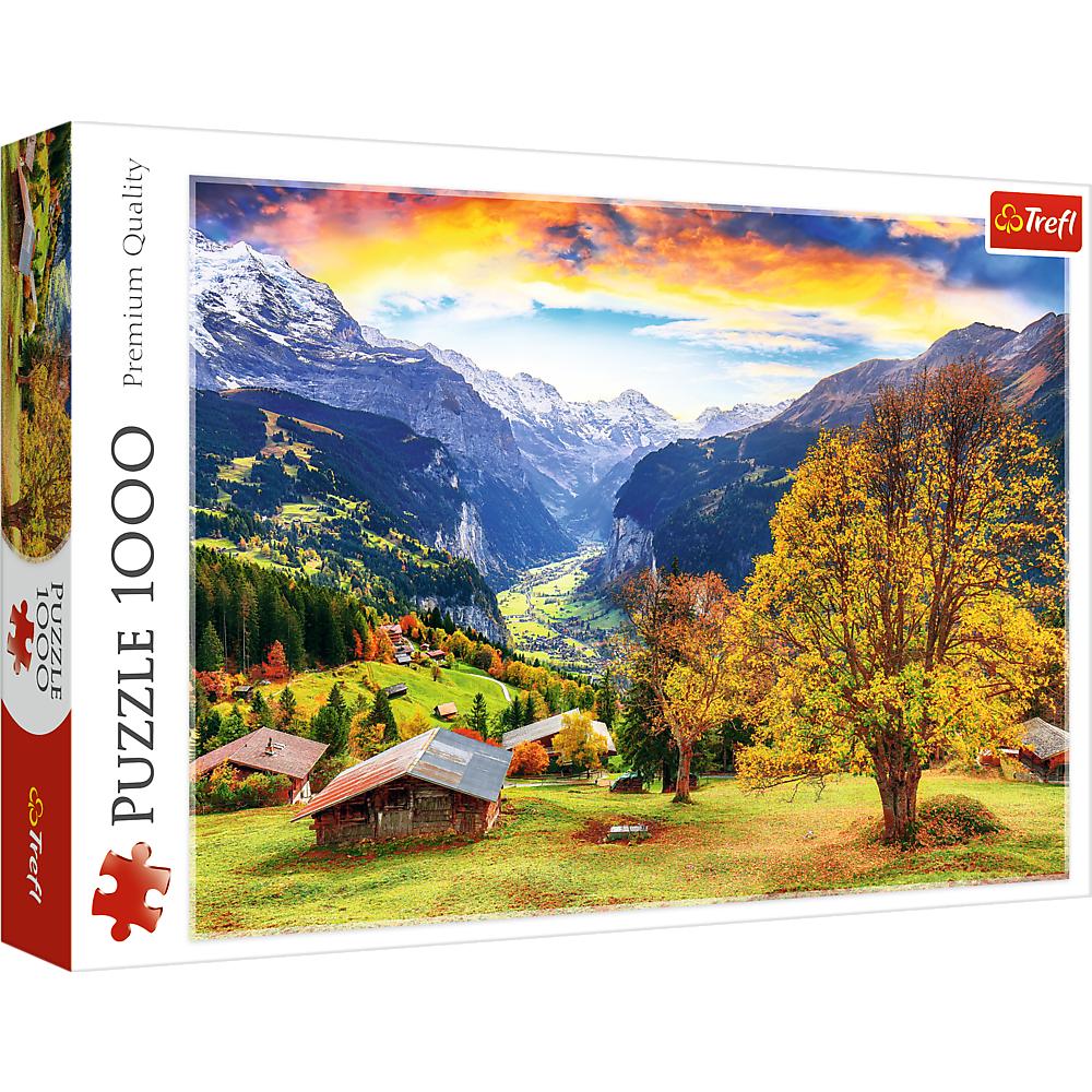 Puzzles - 1000 - A picturesque alpine village