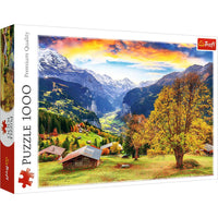 Puzzles - 1000 - A picturesque alpine village