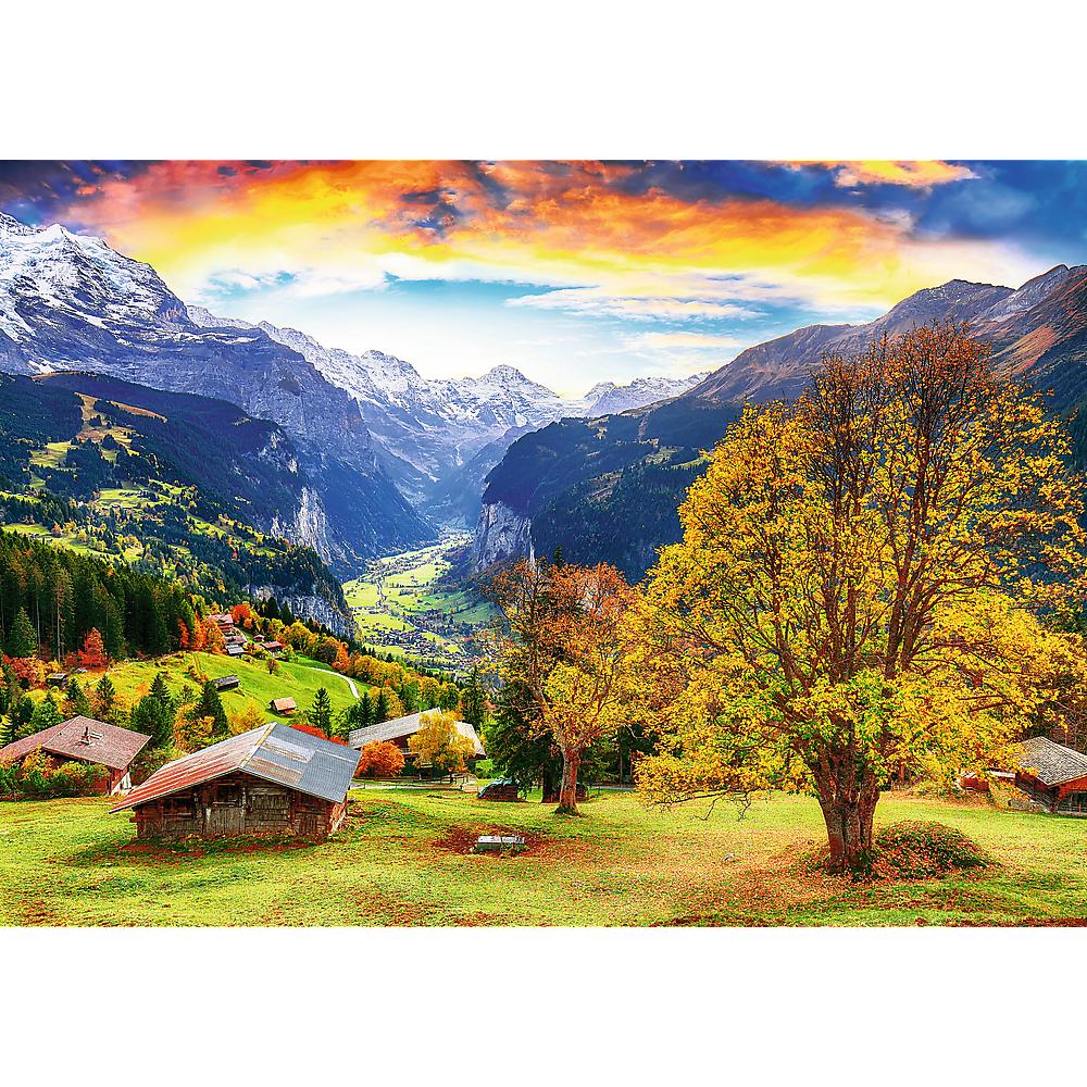 Puzzles - 1000 - A picturesque alpine village