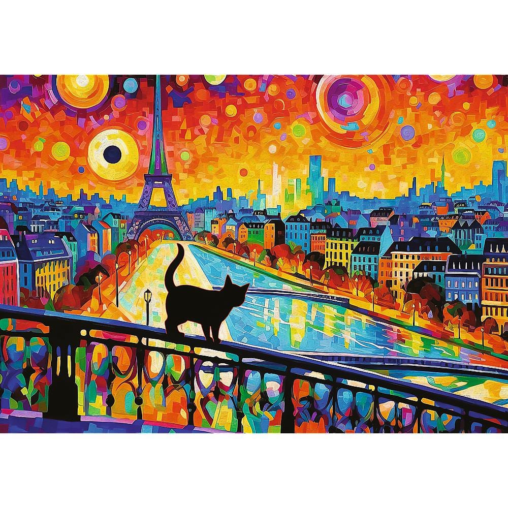 Toys Puzzles - 1000 - Cat in Paris