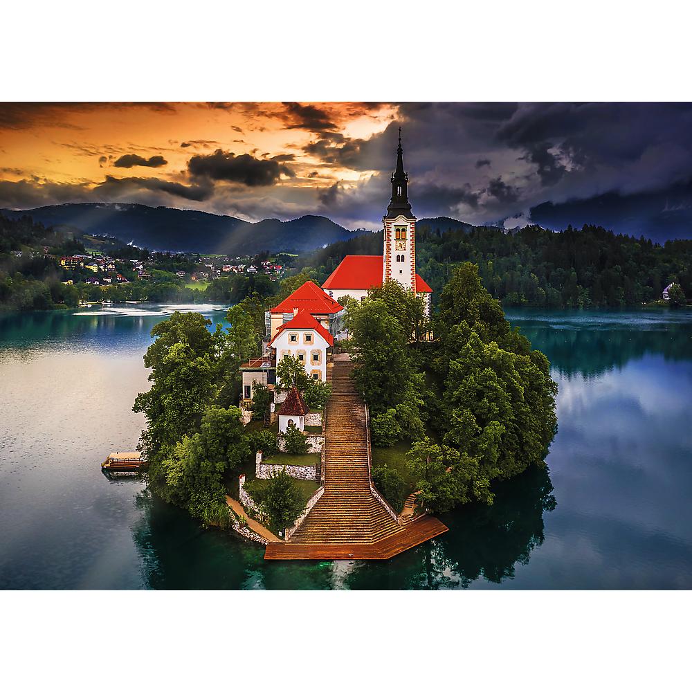 Puzzle da 1000 Pezzi Premium Plus - Photo Odyssey: Lake Bled, Slovenia