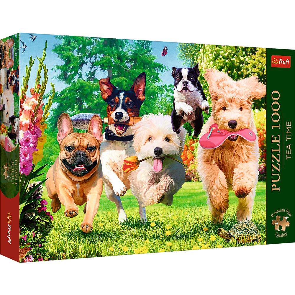 Puzzle da 1000 Pezzi Premium Plus - Tea Time: Here Comes Trouble!