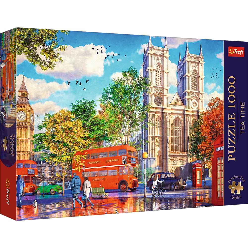 Toys 1000 Piece Premium Plus Puzzle - Tea Time: View of London