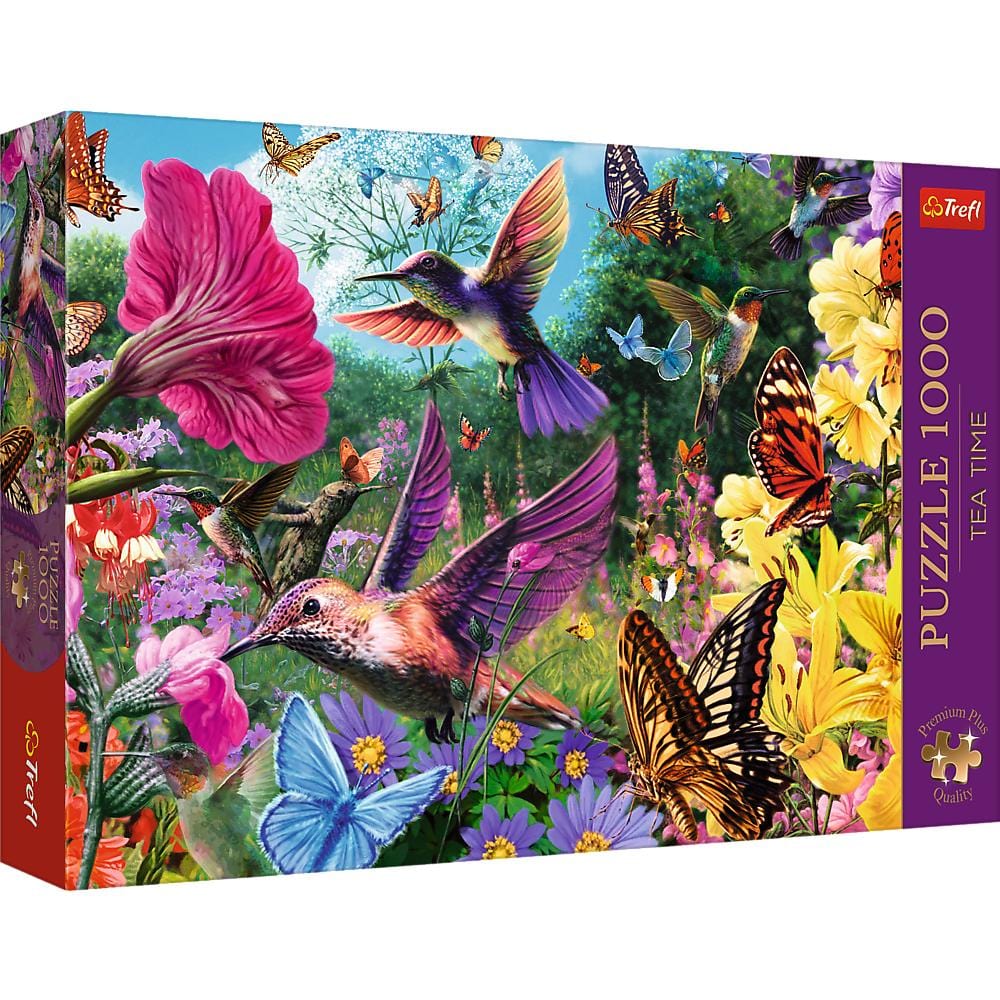 Toys Puzzle da 1000 Pezzi Premium Plus - Tea Time: Hummingbird Garden