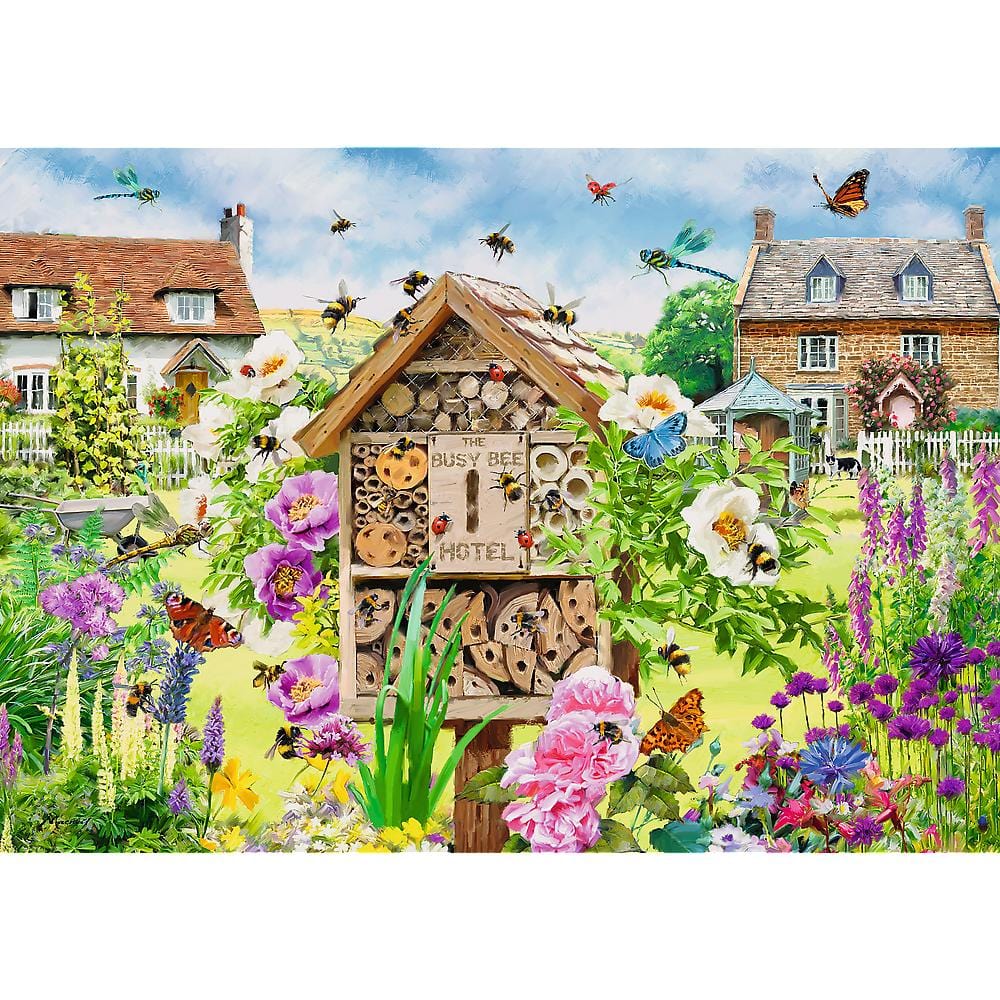 Toys Puzzle da 1000 Pezzi Premium Plus - Tea Time: A Home for Bees