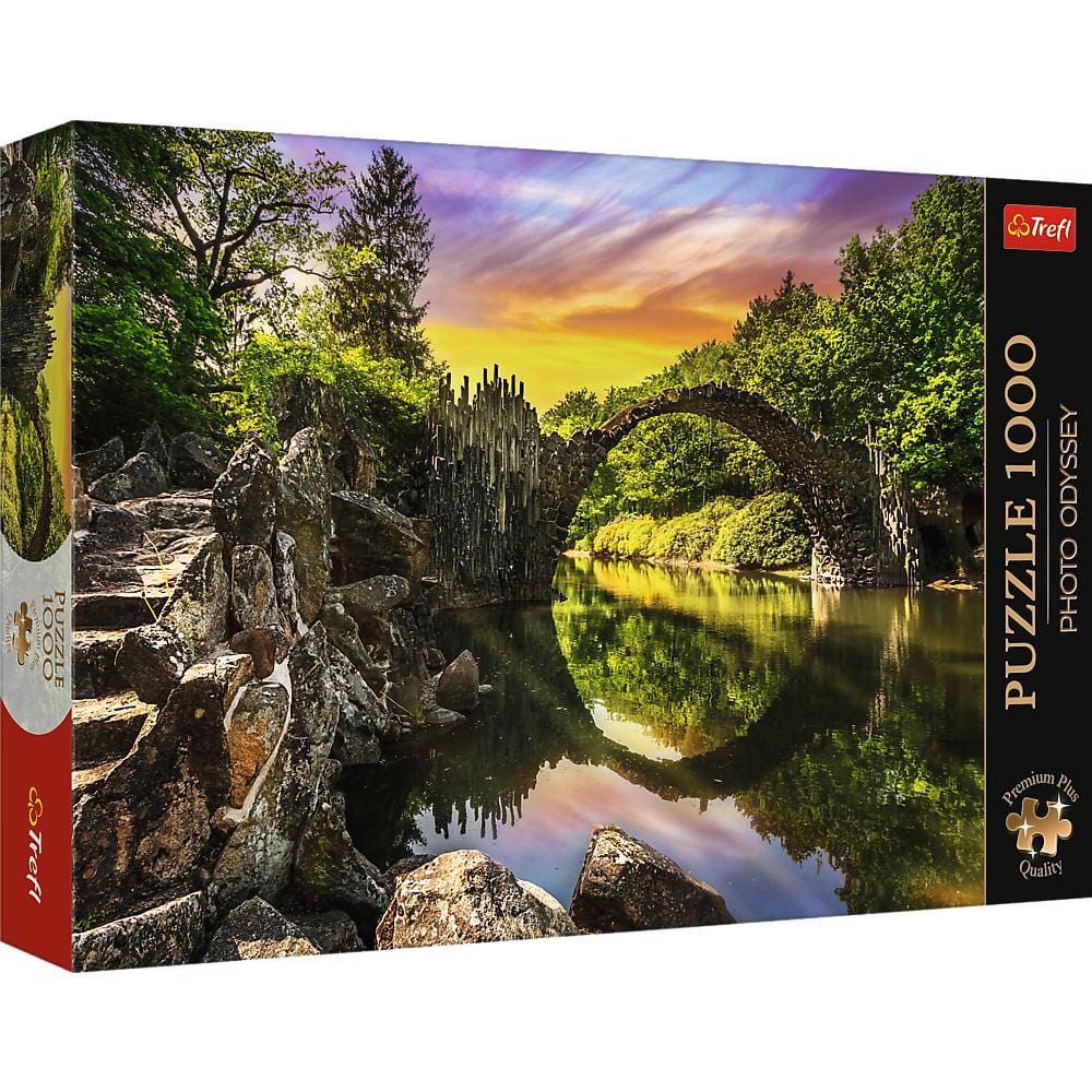 Toys Puzzle da 1000 Pezzi Premium Plus - Photo Odyssey: Rakotz Bridge in Kromlau, Germany