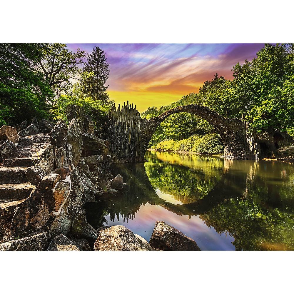 Toys Puzzle da 1000 Pezzi Premium Plus - Photo Odyssey: Rakotz Bridge in Kromlau, Germany