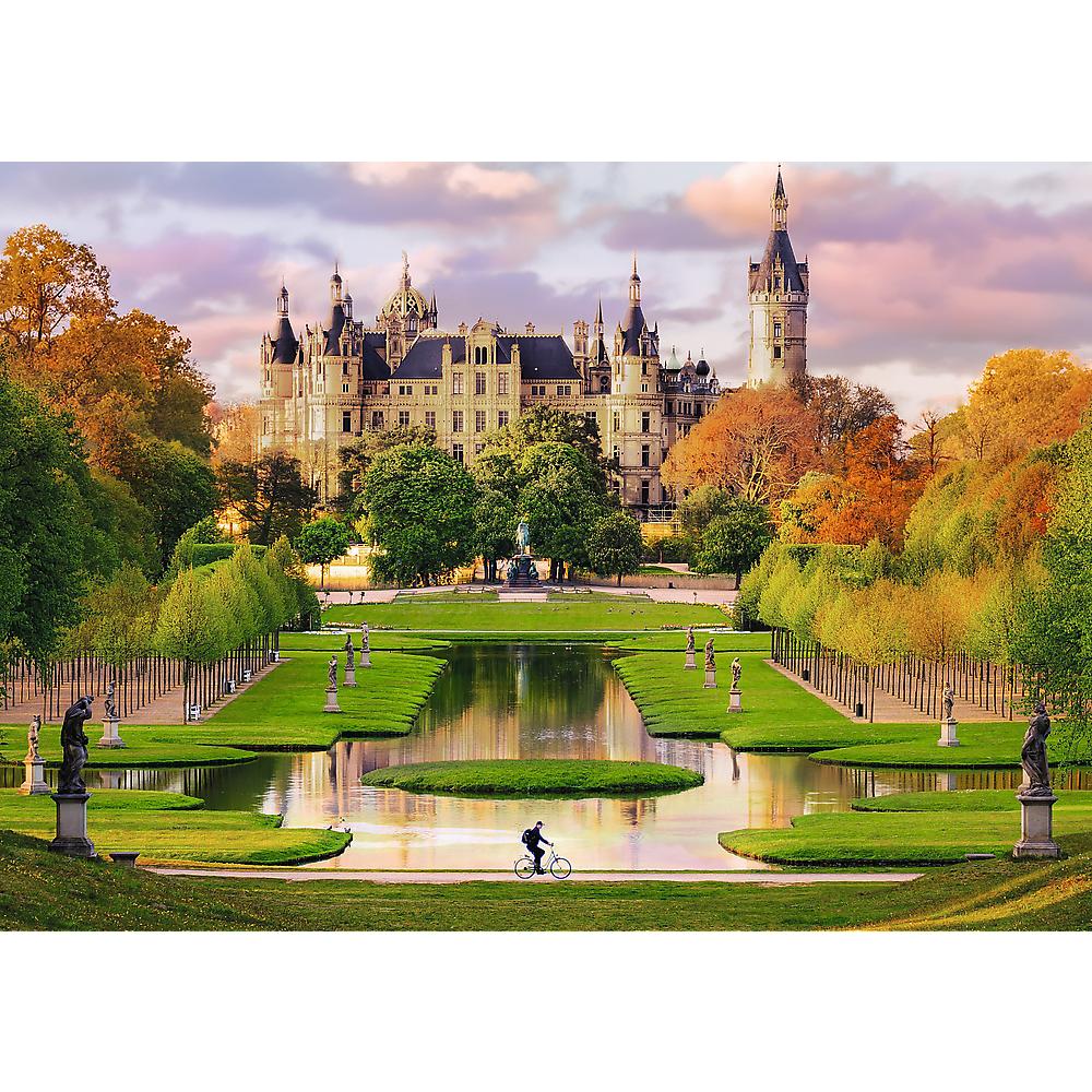 Puzzle da 1000 Pezzi Premium Plus - Photo Odyssey: Schwerin Castle, Germany