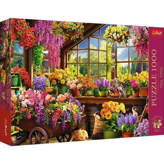 Toys Puzzle da 1000 Pezzi Premium Plus - Tea Time: Preparations for Spring