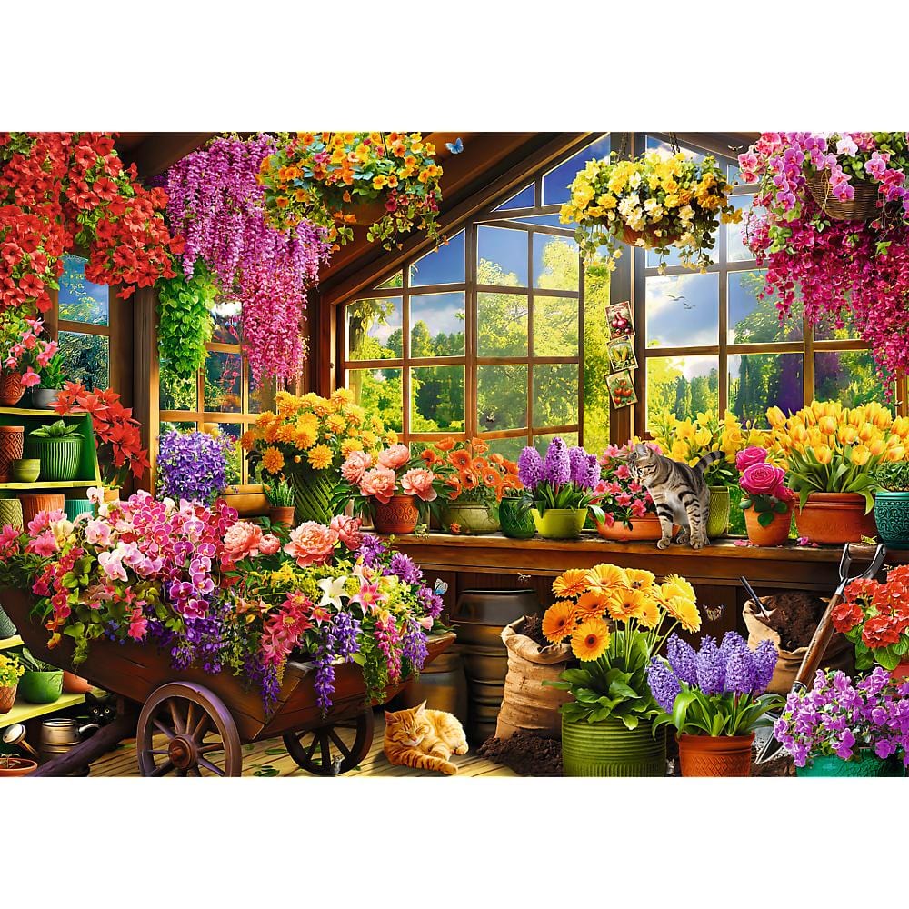 Toys Puzzle da 1000 Pezzi Premium Plus - Tea Time: Preparations for Spring