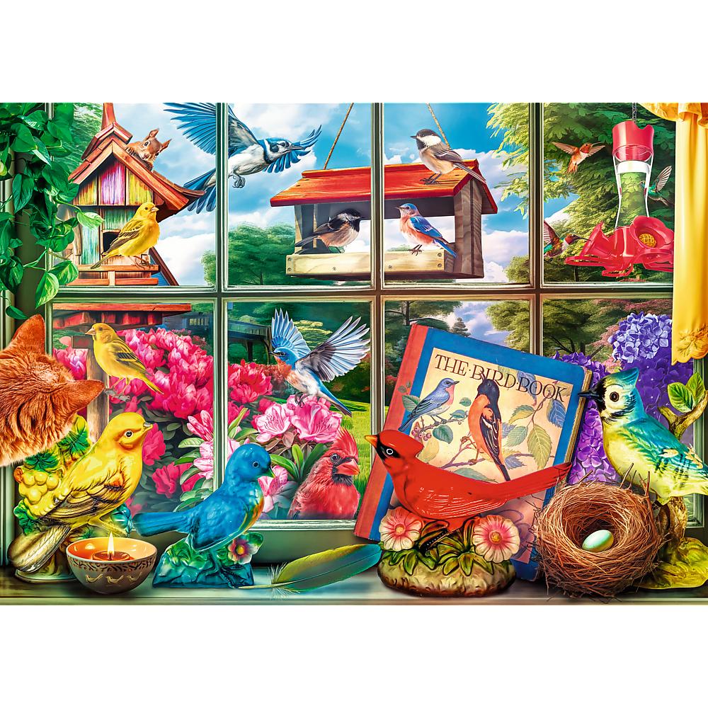 Puzzle da 1000 Pezzi Premium Plus - Tea Time: World of Birds