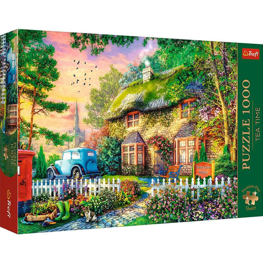 Toys 1000 Piece Premium Plus Puzzle - Tea Time: Stoney Lane Cottage