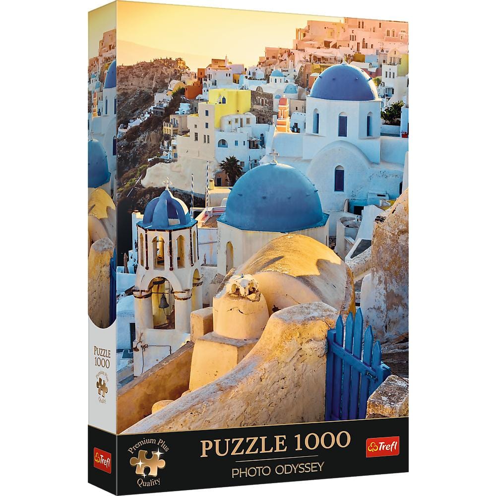 Toys 1000 Piece Premium Plus Puzzle - Photo Odyssey: Town of Oia, Santorini