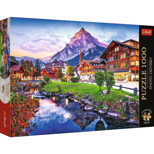 Toys Puzzle da 1000 Pezzi Premium Plus - Photo Odyssey: Alpine Village, Switzerland