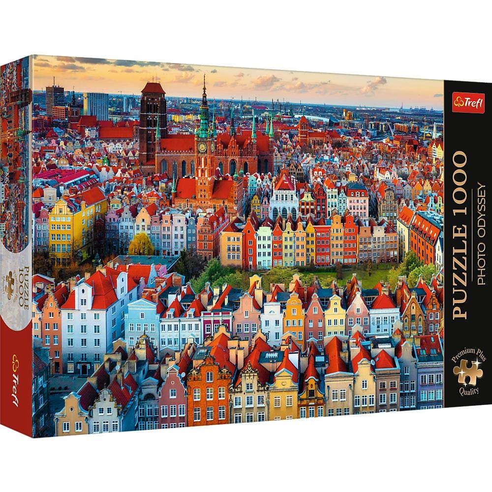 Toys Puzzle da 1000 Pezzi Premium Plus - Photo Odyssey: View on Gdansk, Poland