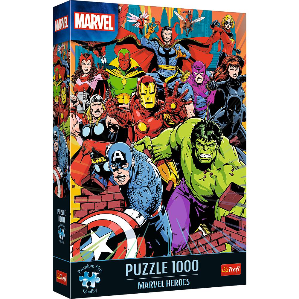 1000 Piece Premium Plus Puzzle - Marvel Heroes