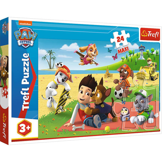 Toys Puzzle da 24 Pezzi Maxi - Paw Patrol: Fun on the Blanket