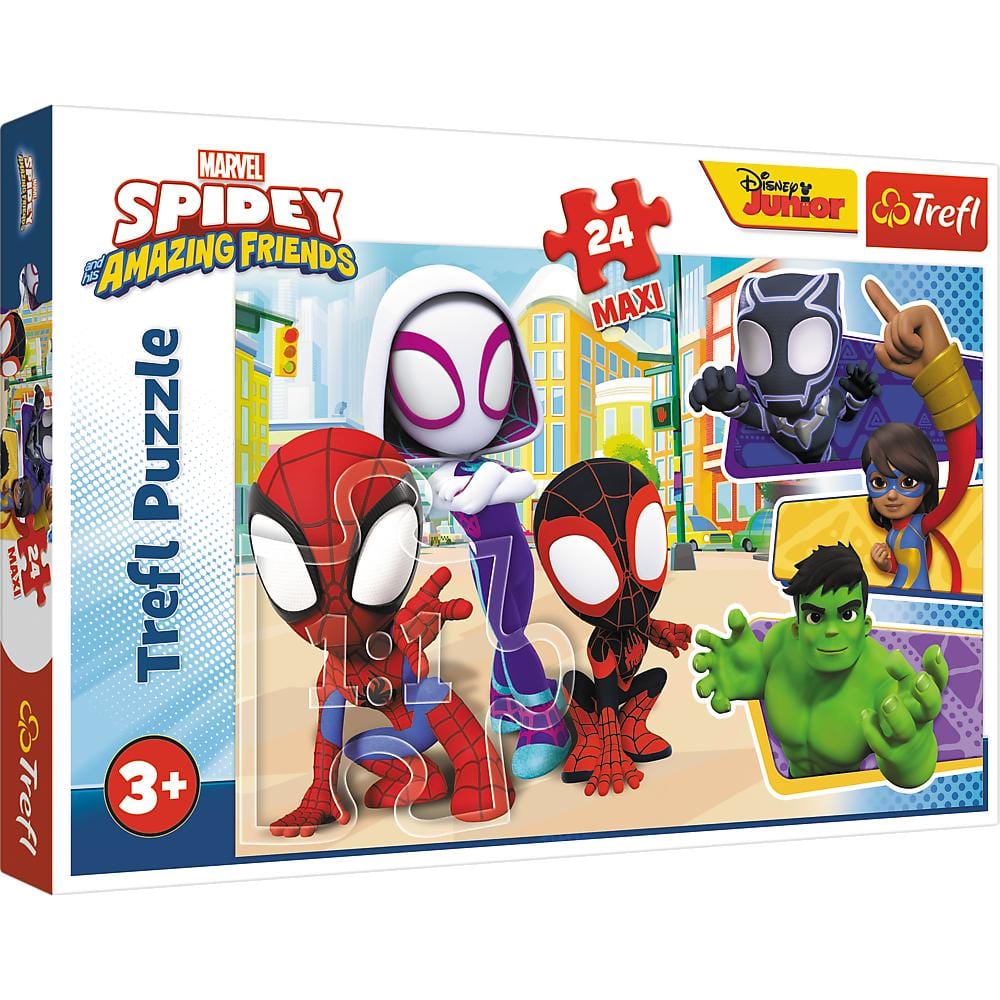 Toys Puzzle da 24 Pezzi Maxi - Spidey and his Amazing Friends