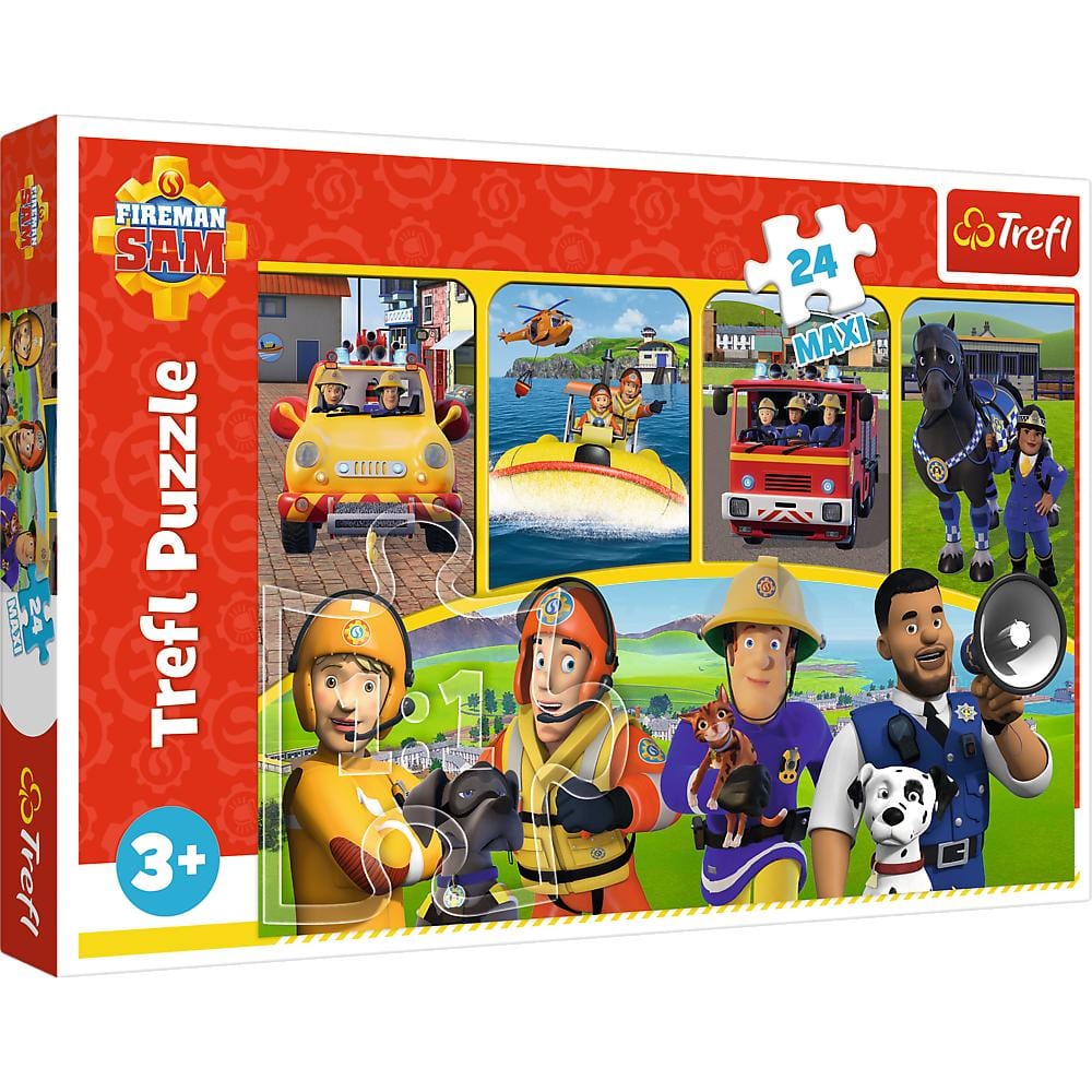 Toys Puzzle da 24 Pezzi Maxi - Fireman Sam and Friends