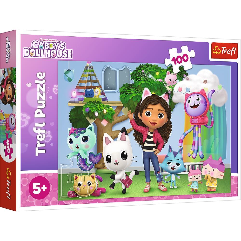 Toys 100 Piece Puzzle - Gabby&#39s Dollhouse