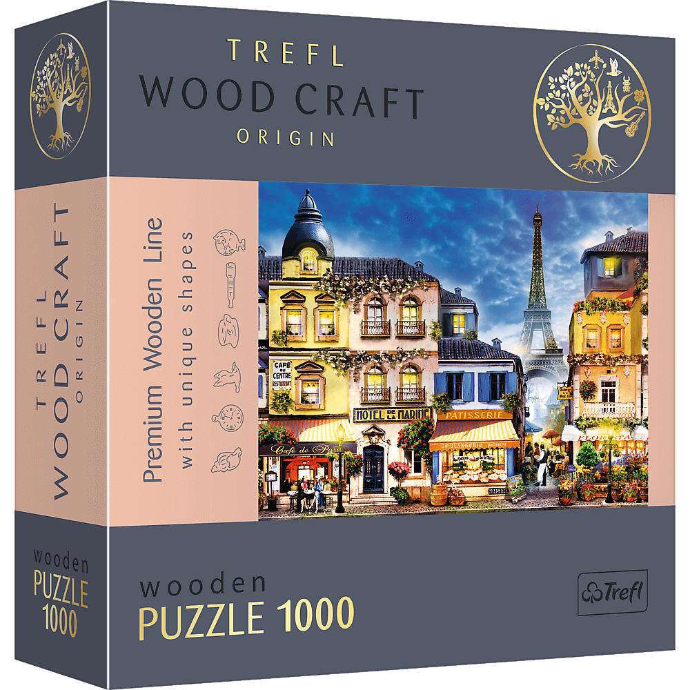 1000 Piece Woodcraft Puzzle French Alley - best price from Maltashopper.com TRF20142