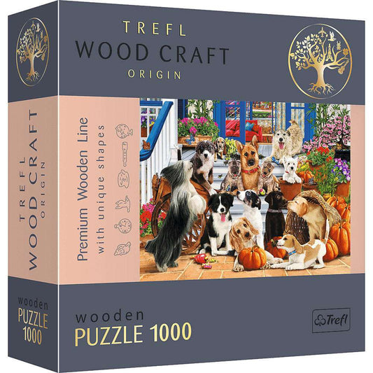 1000 Piece Woodcraft Puzzle Canine Friendship - best price from Maltashopper.com TRF20149