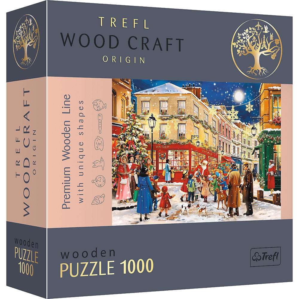 1000 Piece Woodcraft Puzzle Christmas Alley - best price from Maltashopper.com TRF20151