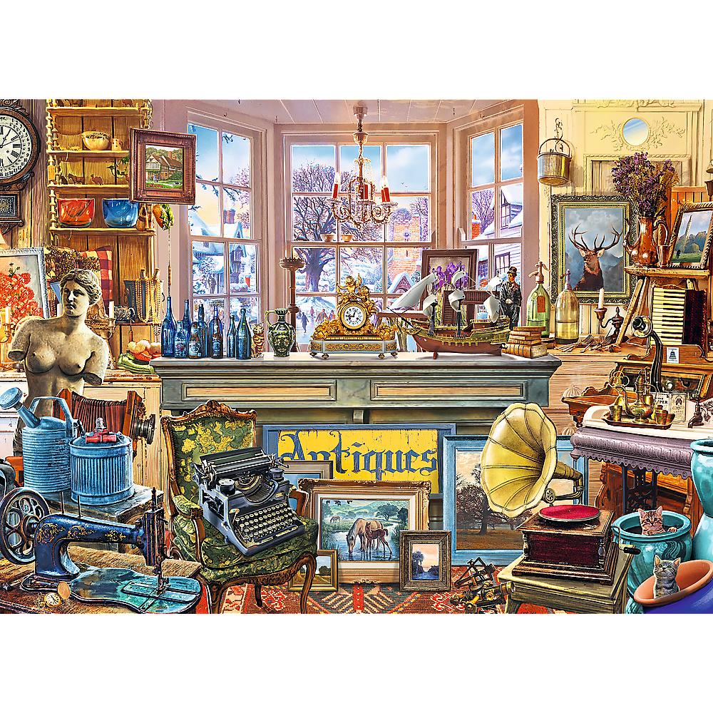 1000 Piece Wooden Puzzle - Antique Shop